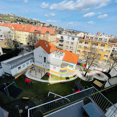 New Luxury City Centre Apartment With Panoramic View, Free Parking Bratislava Exteriér fotografie