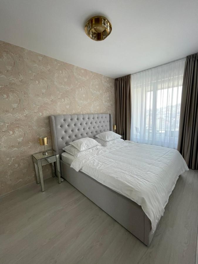 New Luxury City Centre Apartment With Panoramic View, Free Parking Bratislava Exteriér fotografie